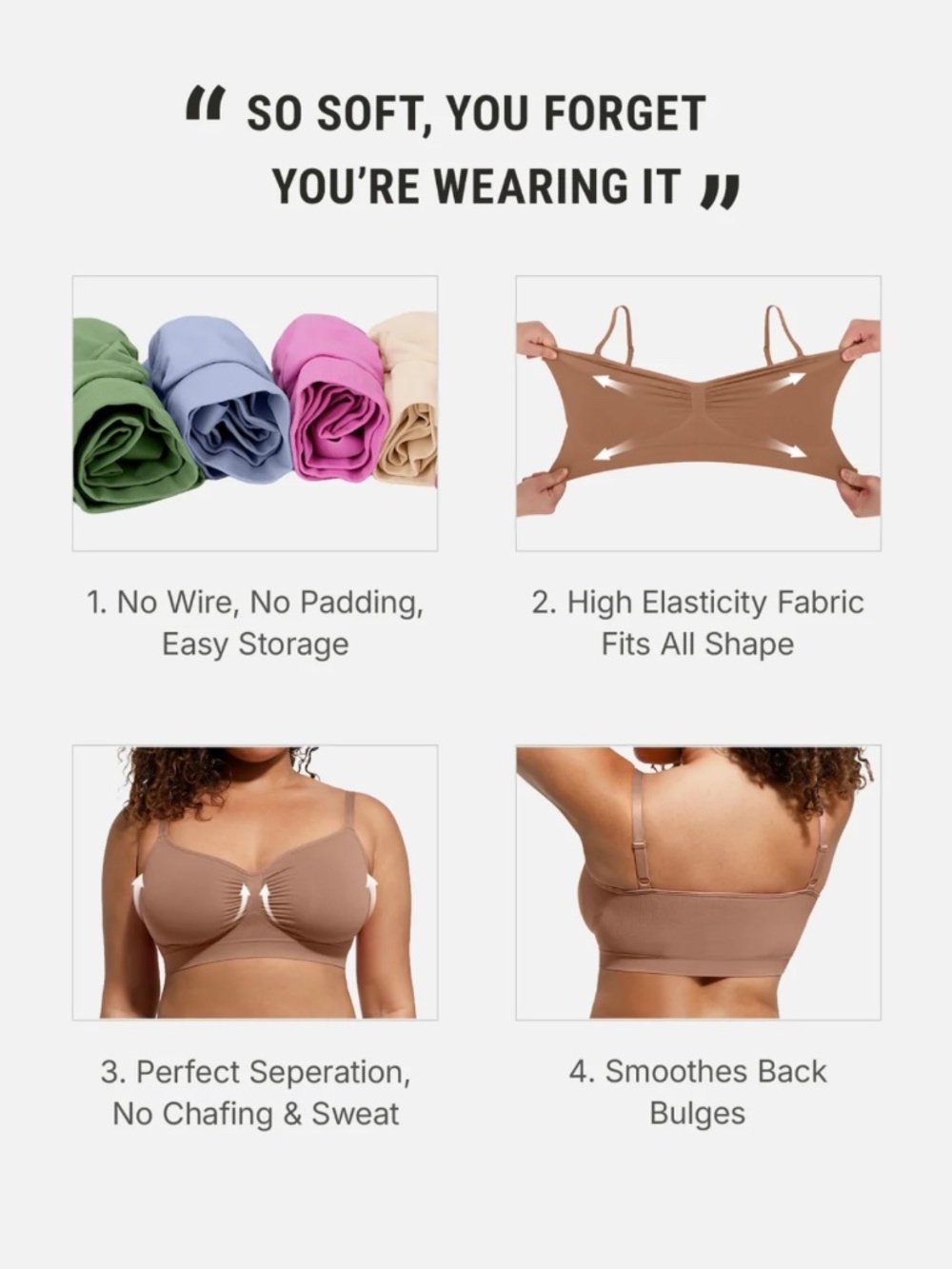 Wireless Bra (Size L) - Picture 3 of 9